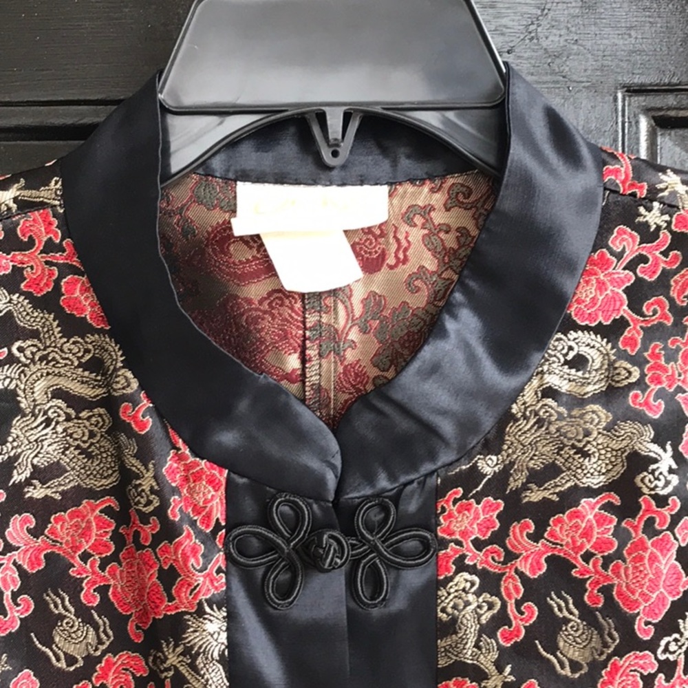 Asian Style Split Tail Duster By Cache. Size M - image 3